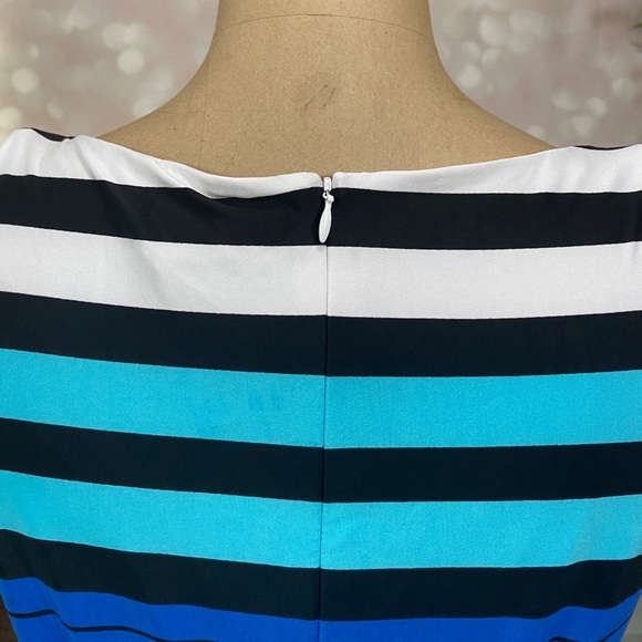 CACHE Striped Midi Length Dress - Picture 6 of 6